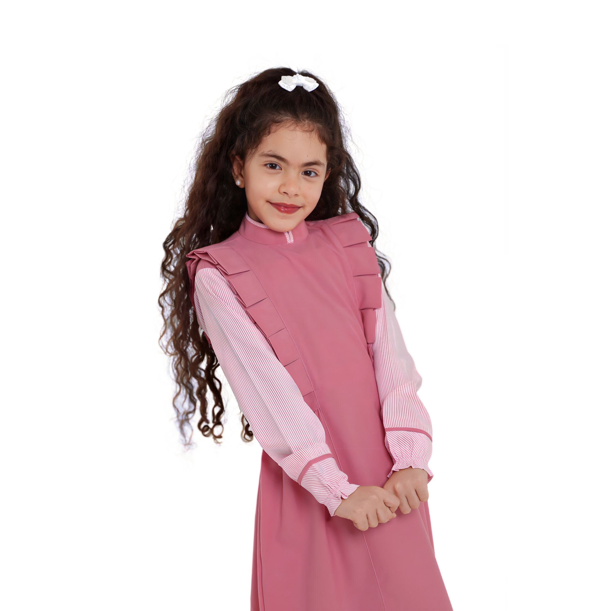 زي مدرسي وردي كامل بتصميم فريد و جذاب