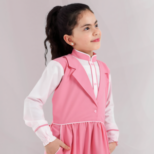 زي مدرسي وردي كلاسيك عصري