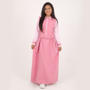 زي مدرسي كامل بحزام جانبي