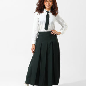 تنورة بكسرات ممتدة