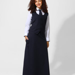 تنورة كحلي سادة