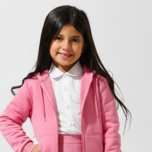 بلوفر وردي إبتدائي